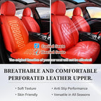Coverado Leather Seat Covers, Car Seat Cover Front Seats, Waterproof Seat Covers, Luxury Faux Leather Car Seat Protectors, Re