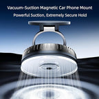 Magnetic Car Phone Mount for MagSafe: 360° Rotatable Adjustable Holder with Suction Cup, Universal Fit for Dashboards/Windshields/Glass, Compatible with iPhone 17/16/15 Series & Android
