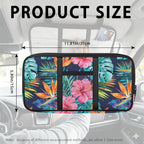 Tropical Plant Car Sun Visor Organizer Fashion Sun Visor Organizer Easy to Store and Install Cars Accessories for Cars, Trucks & SUVs Keep Tidy
