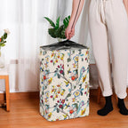 efluky Slim Laundry Basket, Narrow Laundry Hamper with Handles, Collapsible Dirty Clothes Hamper, Tall Laundry Bin for Laundr
