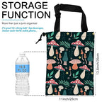 Car Trash Bag Mushroom Car Garbage Bag Hanging Car Trash Can for Back Seat with Drawstring