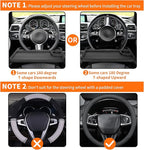 Car Steering Wheel Tray Table Food Eating Hook On Steering Wheel Desk Laptop Holder with Cell Phone Stand Car Table Laptop Tray for Eating Tablet iPad and Notebook Black