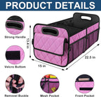 Deosk Car Trunk Organizer for SUV, Car Organizers and Storage with 6 Pocket, Car Accessories for Women/Men 70L Waterproof