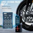 GOOLOO AP150 Tire Inflator Portable Air Compressor, 2X Faster 150PSI Cordless Air Pump for Car Tires with Auto-Shutoff, Portable Tire Pump with Digital Pressure Gauge for Car, Motorcycle,Bike, Ball