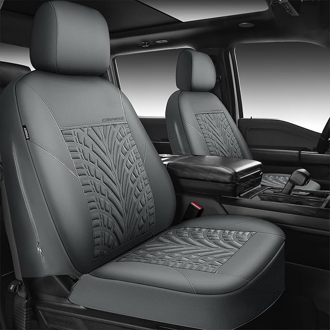 CAR PASS Neoprene Waterproof Seat Covers Full Sets, Wetsuit Car Seat Covers 5 Seats Universal Fit for Vans, Truck, SUV, 3D Ty
