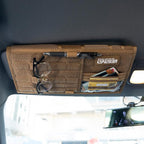 EXCELLENT ELITE SPANKER Tactical Visor Panel Organizer for Pickup F150 Large Molle Vehicle Sun Visor Holder Car Sunshade Storage Pouch