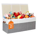 Extra Large Toy Box,150L Foldable Sturdy Toy Storage with Lid, 40"x14"x16" Kids Storage Organizer, Toy Chest for Boys&Girls,f