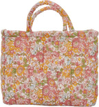 Boho Fabric Storage Basket, Large Capacity Laundry Basket, 12.2'' x 10.23'' x 10.23'' Collapsible Laundry Hamper with Easy Ca