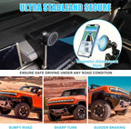 for Hummer EV Accessories Phone Holder Mount Dashboard Organizer Storage,Magnetic 360 Degree Rotatable Center Console Phone Mount Stand Dash Insert Box for Hummer EV SUV Pickup 2022-2025 2026 (F)