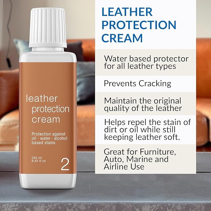 Leather Master Leather Care Kit | Leather Cleaner and Conditioner Kit | Cleans & Restores Car Seats, Furniture, Purses, Jacke