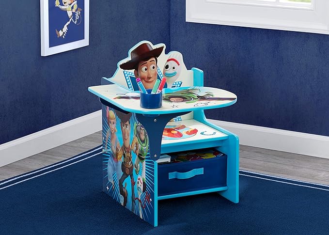 Delta Children Chair Desk with Storage Bin, Toy Story 4