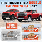 Foldable Under Seat Storage Organizer for 2019-2025 2026 Chevy Silverado/GMC Sierra 1500 & 2020-2025 2500HD/3500HD - 600D
