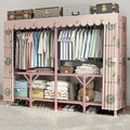 Portable Wardrobe Closet For Hanging Clothes, Installation-free Wardrobe, One-piece Folding Design,closet Organizer System,wa