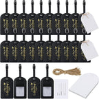 Amylove Bulk Luggage Tags Wedding Favors Adventure Begins Luggage Tags for Guests Travel Tag for Suitcase Bridal Gift 24 Pack