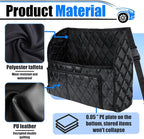 Car Purse Holder Between Seats, Leather Auto Front Seat Handbag Organizer Pocket, Large Capacity Car Net Pocket Handbag Holder, Backseat Barrier Storage Bag Fits for Car, Truck, SUV