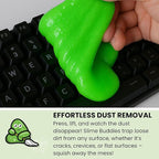 Slime Buddies Car Cleaning Gel Putty - 6 Pack Apple Scented Interior Detailing Tool for Cup Holder, Air Vent & Keyboard - Reu