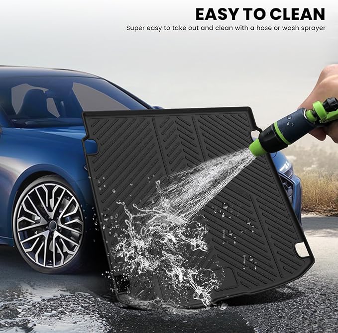 LASFIT Cargo Mat for Audi A5/S5 2025-2026(New Body), Custom Fit All-Weather TPE Rubber Trunk Mat for Audi Accessories, Waterproof, Easy to Clean, Black