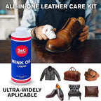 Stone and Clark Mink Oil for Leather Boot - Leather Conditioner & Protector for Boot, Belt, Saddle, Baseball Glove & Purse