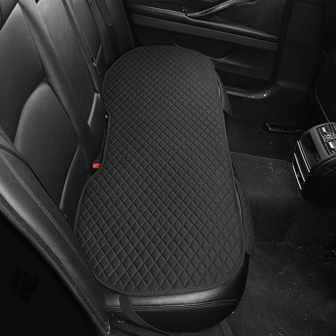 West Llama Linen Car Seat Covers,Bottom Seat Covers for Cars Include 1 Rear Bench Cover Universal Fits 90% Vehicles,SUVs,Cars