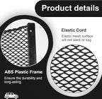 Frienda 2 Pcs Car Storage Net Bag, ABS Plastic Framed Mesh Net Holder, Phone & Cargo Organizer with Screws for Auto, Rv, Boat, Truck Pocket Storage (12 x 8 Inch)