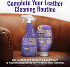 Leather CPR Heavy Duty Leather Cleaner 22oz - Car Interior Cleaner For Heavy Dirt & Grime, Heavily Soiled Furniture Leather C