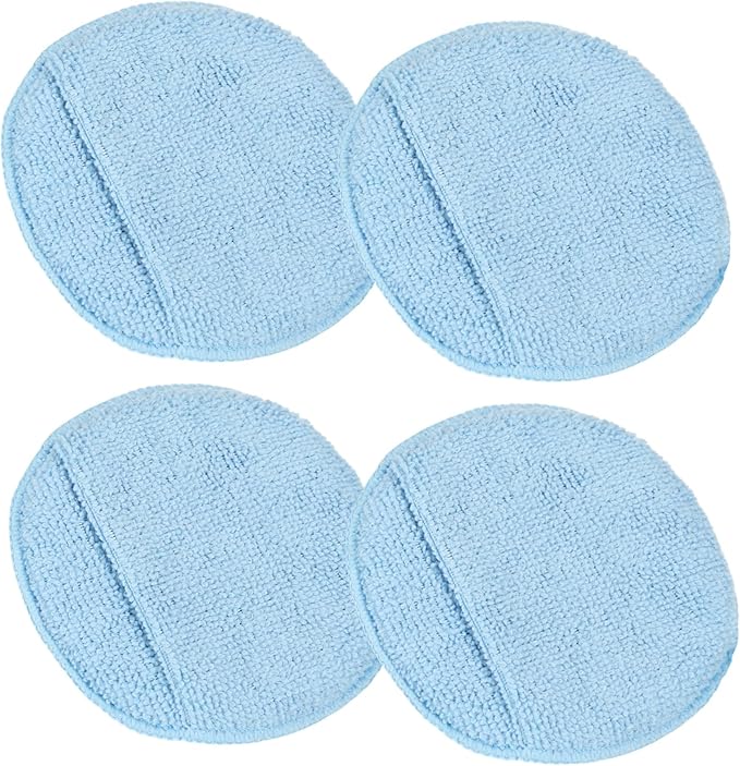 Leather CPR Microfiber Applicator Sponge - Leather Conditioner Applicator, Round Lint-Free Microfiber Applicator Pad for Home