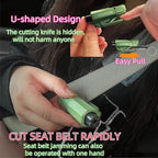 Window Breaker and Seatbelt Cutter Keychain,2 in 1 Car Safety Hammer Glass Break Under Water,Emergency Window Punch Escape To