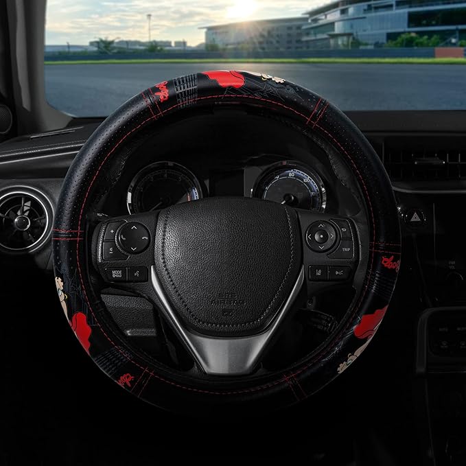 Plasticolor 006783R01 Betty Boop Skyline Speed Grip Steering Wheel Cover