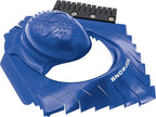 Snow Joe SJEG-DZ Ice Dozer Ice and Snow Scraper Tool | Squeegee Brush, Blue
