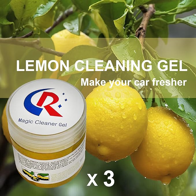 3-Pack Car Cleaning Gels Car Interior Cleaner Putty Slime Auto Detailing Tools Universal Dust Removal Cleaning Kit for Car Ac