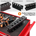 MUTUACTOR Screwdriver Organizer Rack Heavy Duty,Magnetic Mount Screwdriver Holder Plier Organizer,Magnetic Tool Holder Storag