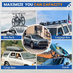 260lbs Roof Rack Cross Bars Compatible with Toyota Corolla Cross 2022-2026 Aluminum Crossbars Black Anty-Sheft Metal Lock Luggage Carrier Kayak Rooftop Cargo bar