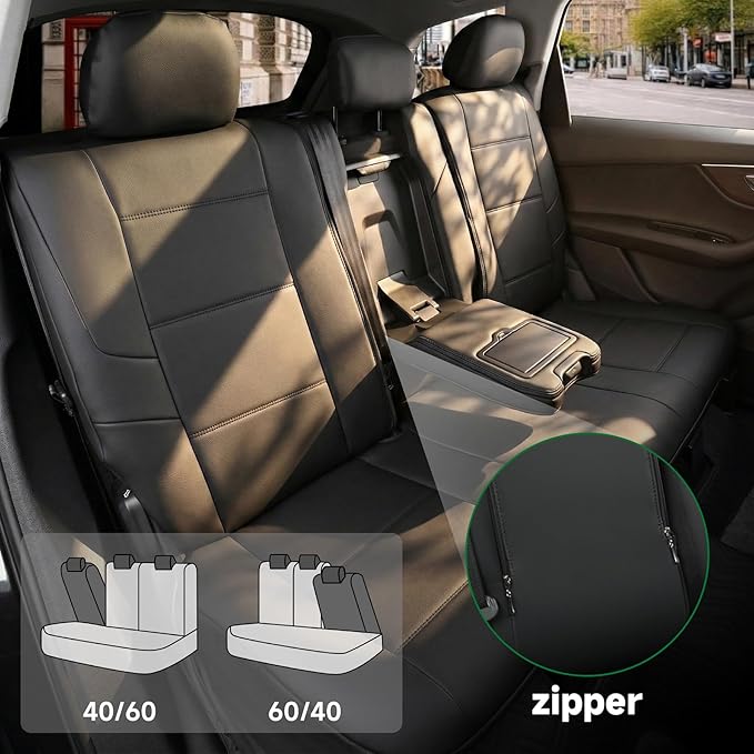 GIANT PANDA Full Set Seat Covers for Toyota RAV4, Corolla (2013-2026, Not Hybrid), Camry, Prius (2010-2026),Corolla Cross, 60