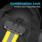 Accordion File Organizer with Combination Lock,Fireproof Expanding File Folder with Multi Pockets,13 Pockets Document Organiz