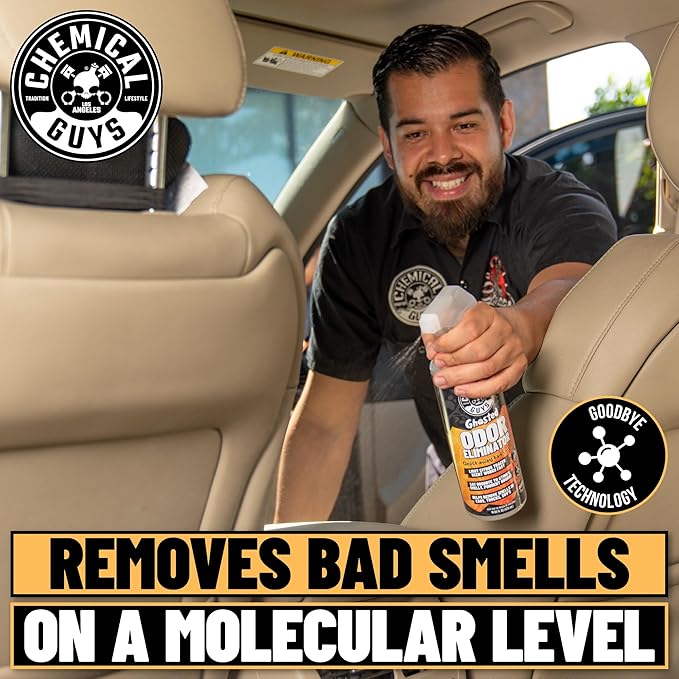 Chemical Guys SPI2321603 Ghosted Complete Interior Vehicle Odor Eliminator, Great for Cars, Trucks, SUVs, RVs, Home, Office &