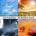 Auxko All Weather Floor Mats Fits for Ford Explorer 2026 2025-2020 7 Seat Full Set TPE Rubber Liners Set All Season Guard Odorless Anti-Slip Floor Mats for 1st & 2nd & 3rd Row