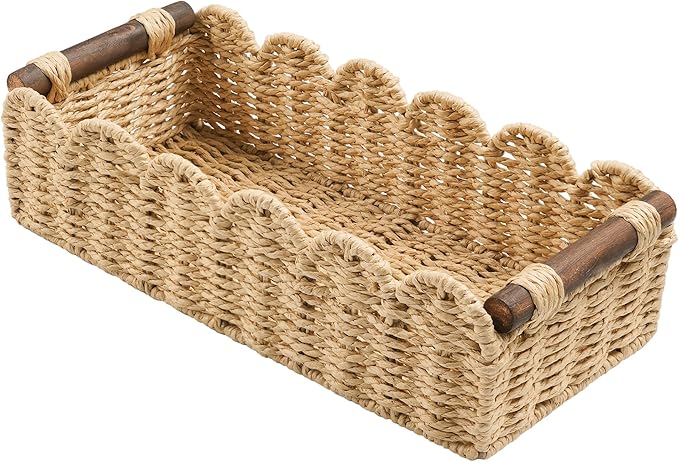Toilet Paper Storage Basket Bathroom Counter Organizer Wicker Baskets for Organizing Cute Basket for Apartment Bedroom Nurser
