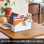 Tenma A4 File Box for Carrying Documents and Small Items Together, Fits File Box, Can Be Placed Vertically or Horizontally, I
