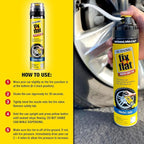 Fix-A-Flat S60369 Aerosol Emergency Flat Tire Repair and Inflator, for X-Large Tires, Eco-Friendly Formula, Universal Fit for