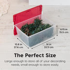 IRIS USA 12 Qt. Plastic Storage Bins Containers with Lids, 4 Pack, Sensory Bin, Craft Storage, Craft Organizers and Storage, 