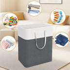 TasticTotes laundry basket 3-Pack, laundry hamper, Hamper with handles, collapsible laundry baskets, Waterproof dirty clothes