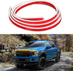 DREAMIZER Car Hood Light Strip 94" Dual Color Dynamic Scan Start Up Car Hood Light Strip Sequential Flowing Daytime Running Lights Turn Signal Lights for Cars,SUV,Trucks