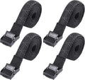 Ayaport Lashing Straps with Buckles 6ft (Add Stretch Part - Designed for Tighter) Adjustable Cam Buckle Tie Downs