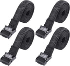 Ayaport Lashing Straps with Buckles 6ft (Add Stretch Part - Designed for Tighter) Adjustable Cam Buckle Tie Downs