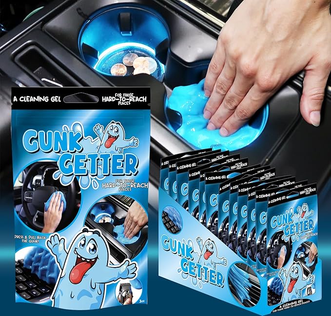Cleaning Gel for Those Hard to Reach Places, Automotive Cup Holder Electronic Keyboard Office, Slime Gel Cleaner Dust Crumb R