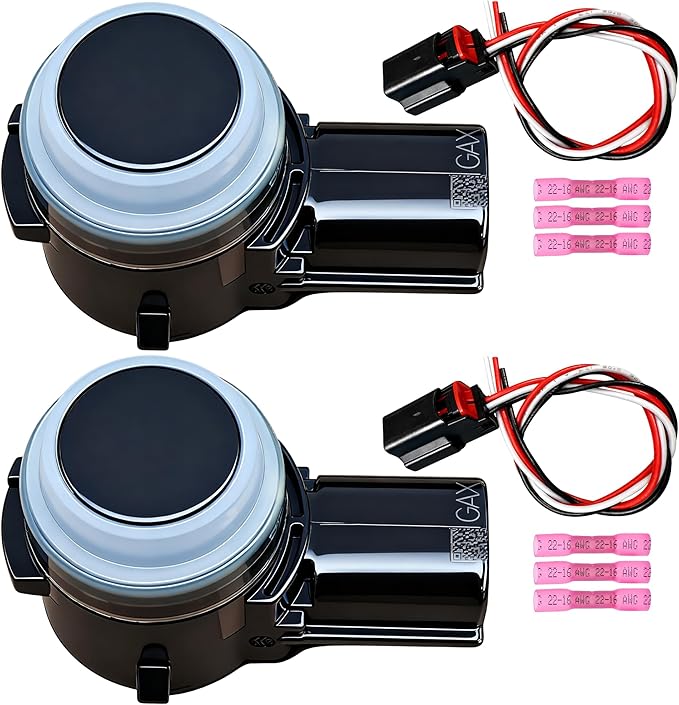 2 pcs Parking Assist(Aid) Sensor(Equipped with Compatible Connector Harness) - Compatible with Ford Ranger 2019-2023, 3-Pin F