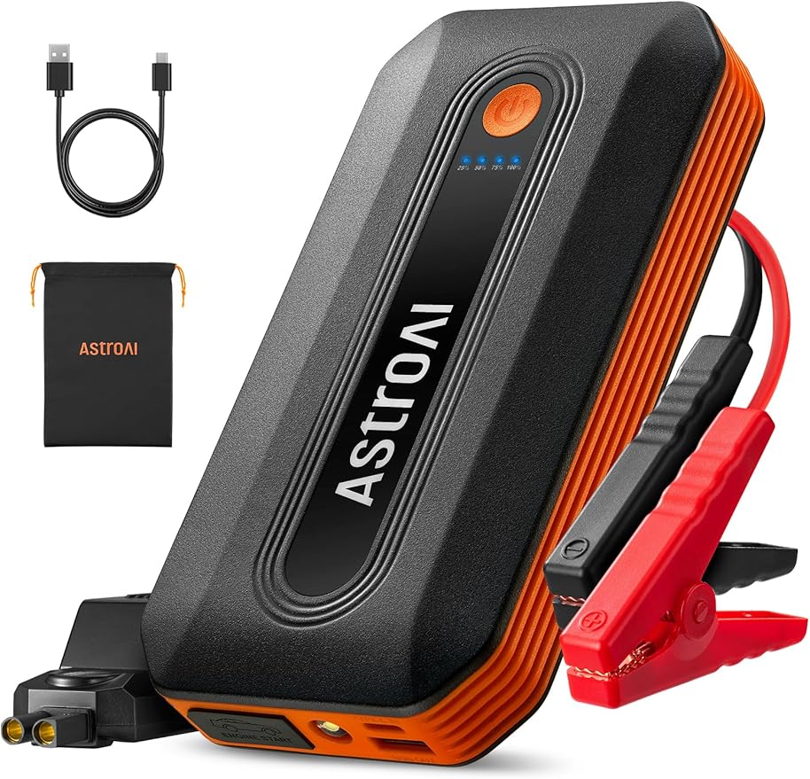 AstroAI B8 3000A Car Battery Jump Starter, 12V Jump Starter Battery Pack (up to 9.0L Gasoline and 7.0L Diesel Engine),