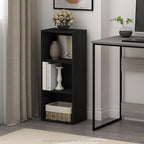 Furinno LUDER Book Shelf, 3-Cube Bookshelf, Bookcase with Open Shelves, 9.3 x 12 x 31.5, Easy Assembly, for Living Room, Bedr