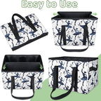 Reusable Grocery Bag, Foldable Large Shopping Tote Bag for Groceries Kitchen Picnic Car Trunk