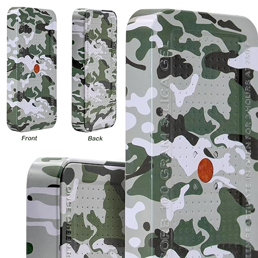 100 Gram Camouflage Gun Safe Dehumidifier Silica Gel Canister Rechargeable Dehumidifier Desiccant Reusable Indicating